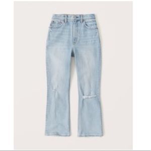 Abercrombie&Fitch ultra high rise crop flare jeans